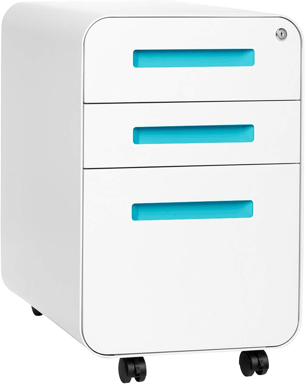 White 3-Drawer File Cabinet T52445