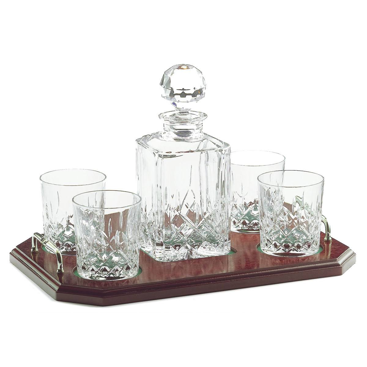 Longford Square Decanter Tray Set Q9124