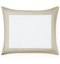 White / Oat Continental Sham 26x26 K4009