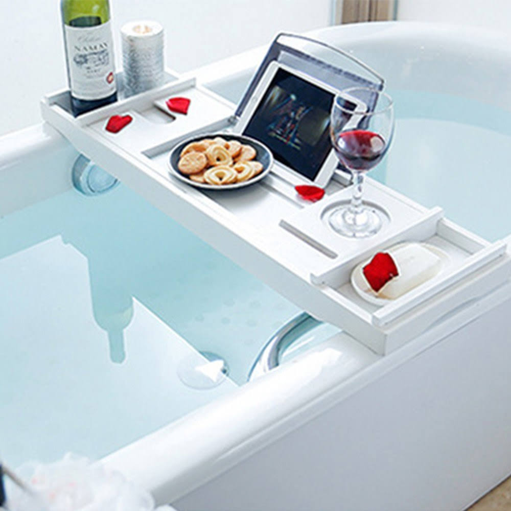 Bamboo Bathtub Caddy Tray N180878