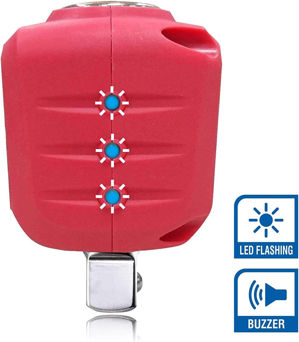 1/2" Heavy Duty Digital Torque Adapter with Buzzer and LED Flash Notification Q6052