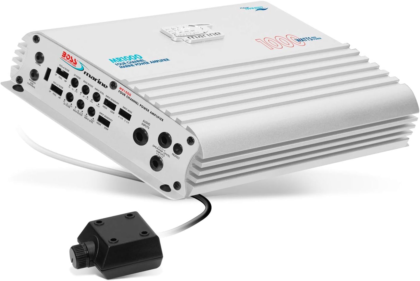 4 Channel Weather Resistant Amplifier 1000 Watts Pack of 2 A412