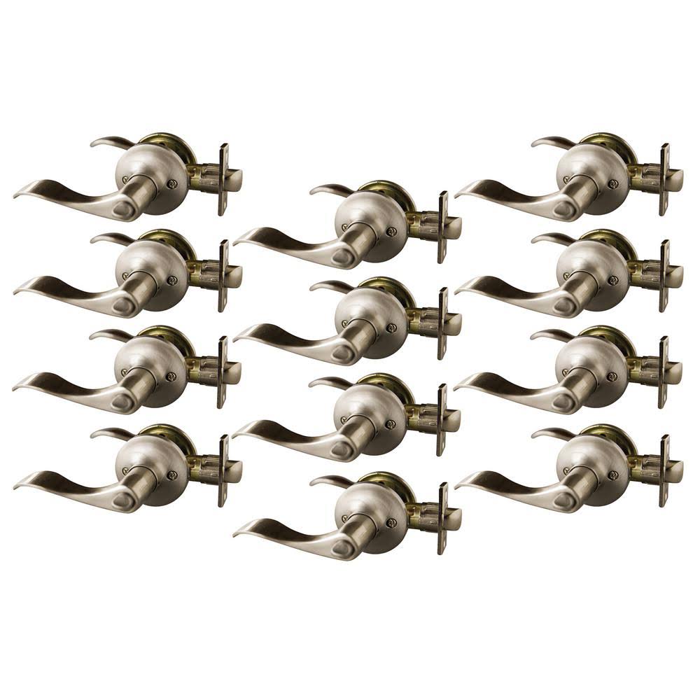 6-Way Universal Privacy Door Lever U4044