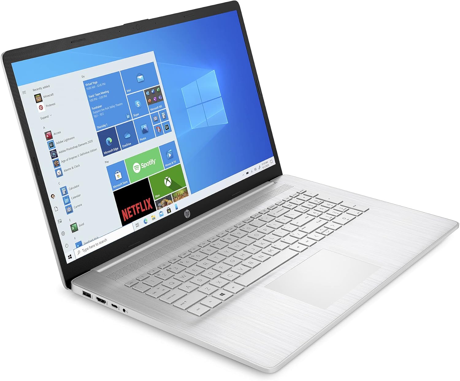 17.3" HD+ AMD Athlon Silver 3050U 4GB RAM 256GB SSD Laptop Y699