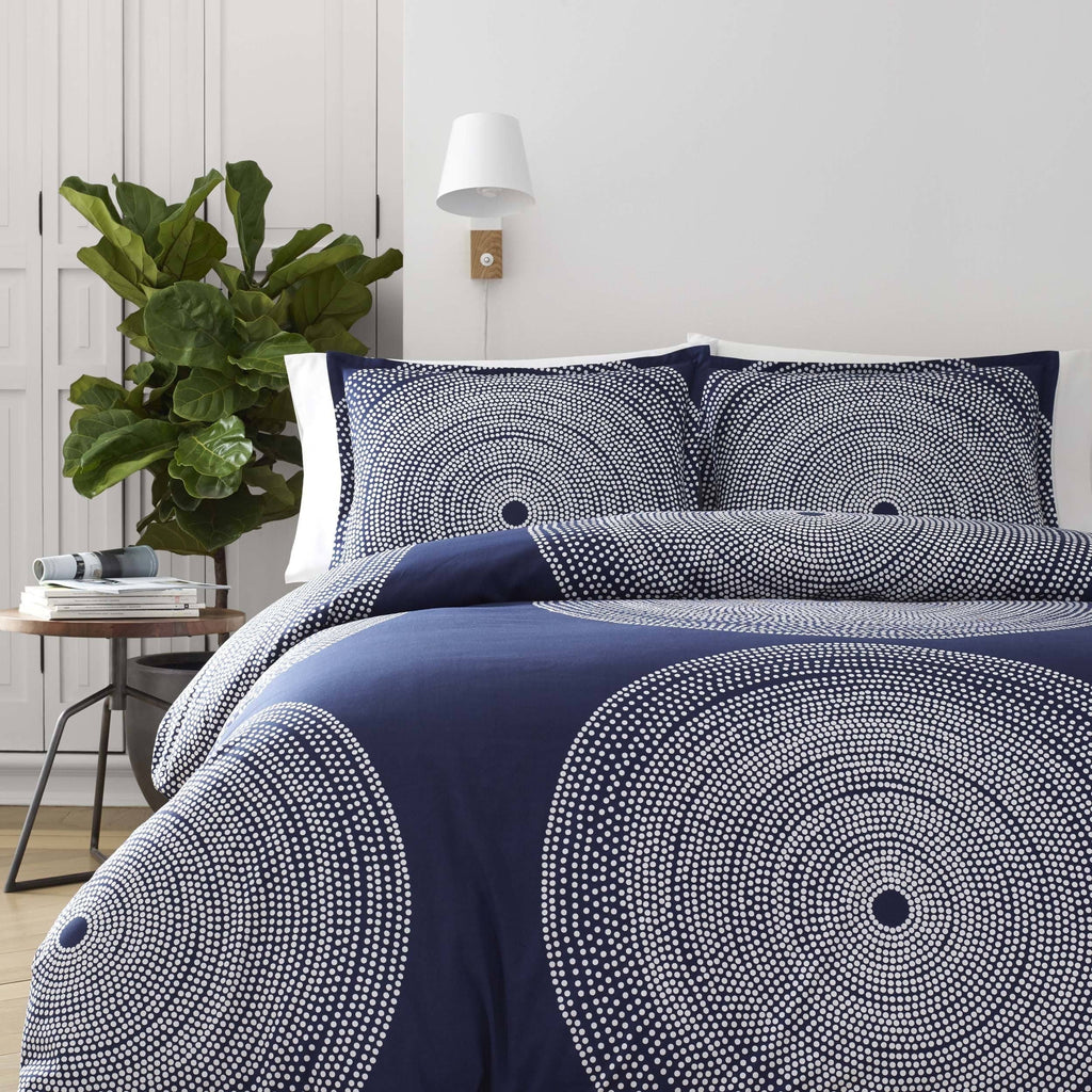 Navy Twin Duvet Cover Set J7600