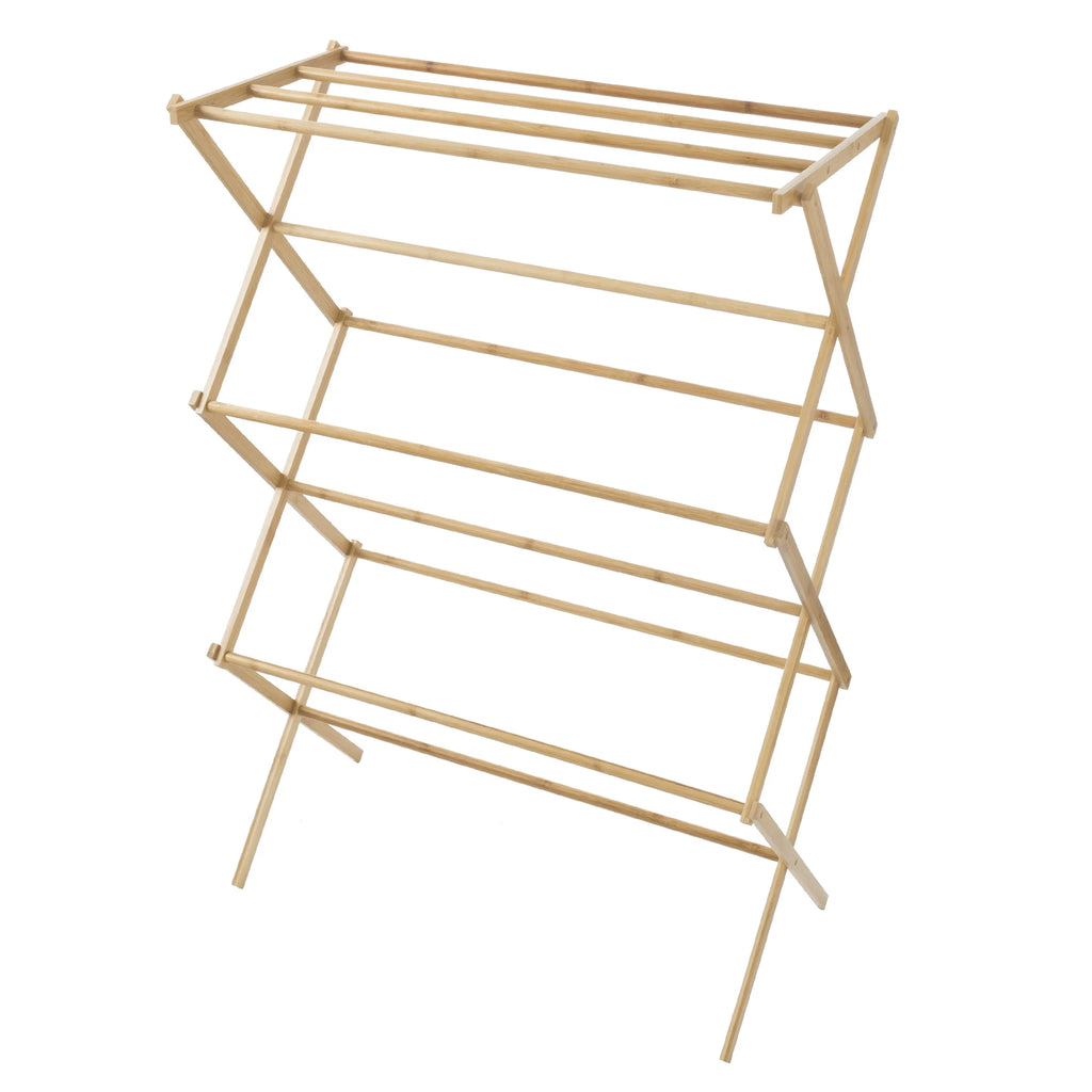 Collapsible Bamboo Clothes Drying Rack E2841