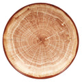 Timber Brown Porcelain Deep Coupe Plate - 12/Case E45682