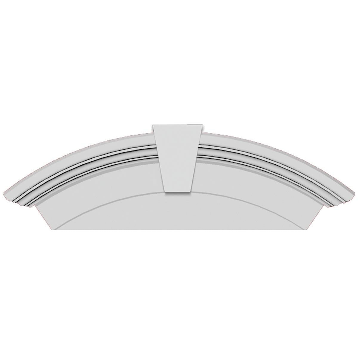 6x22 Arched Crosshead with Keystone G296
