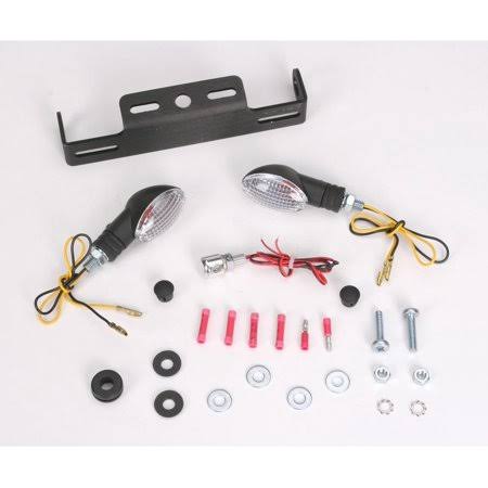 Black/Clear Cat-Eye Tail Kit F859