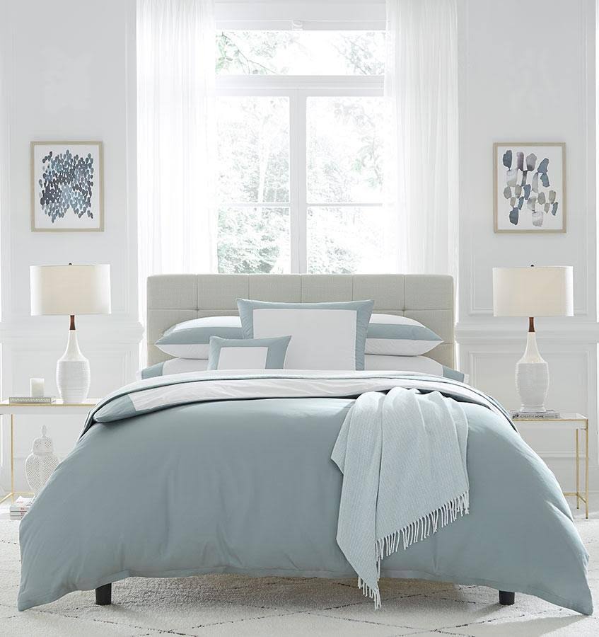 White / Oat Continental Sham 26x26 K4009