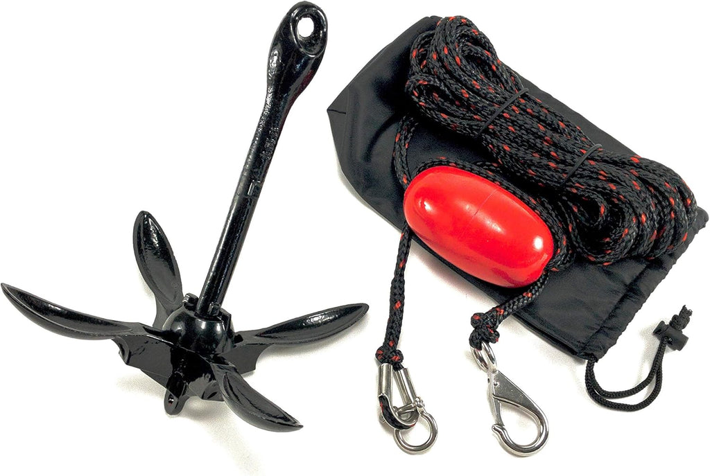 3.5lb Folding Anchor with 40ft of Rope C114364
