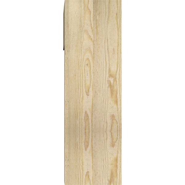 8x22W x 26x22D x 26x22H Traditional Block Bracket with Offset Brace, Douglas Fir L39262