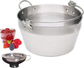 Large Maslin Pan with Stainless Steel Funnel I87378