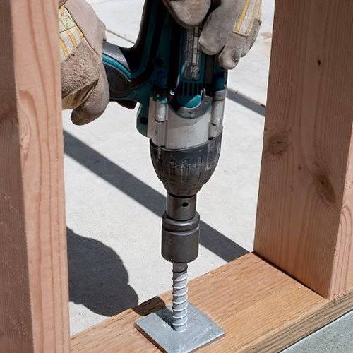 1/2 in. x 8 in. Galvanized Heavy-Duty Screw Anchor (20-Pack) R848586