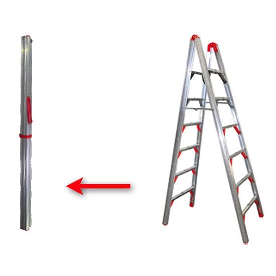 6& Folding Step Ladder Double Sided D11135