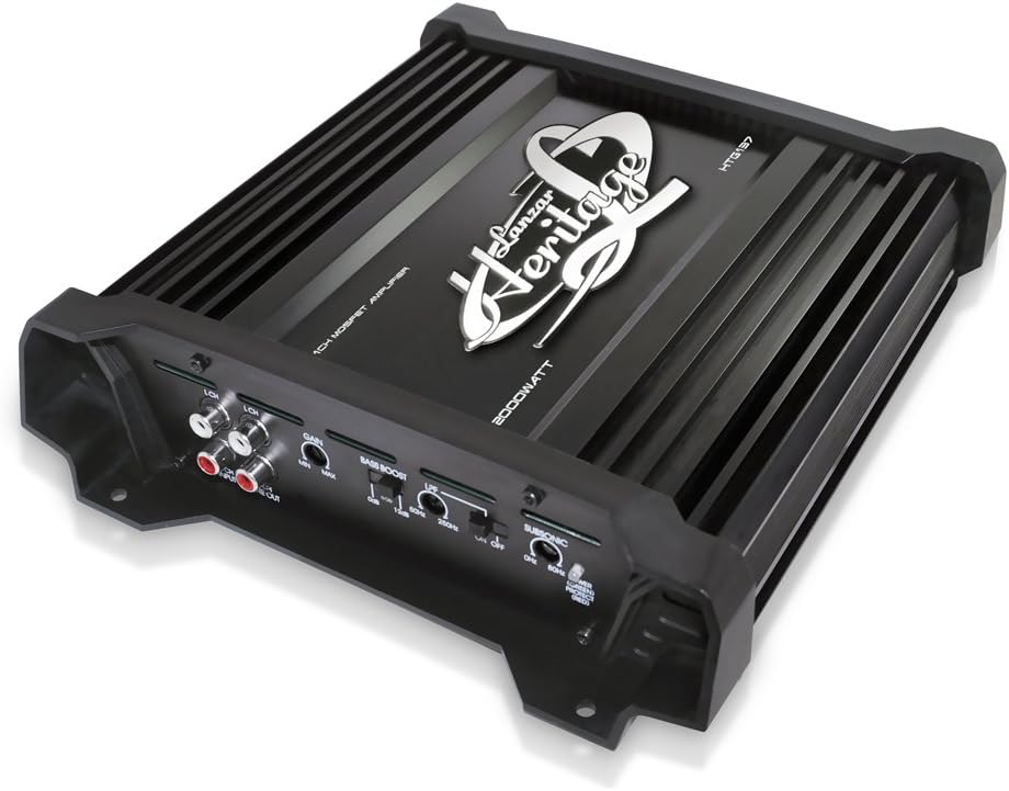 Monoblock 1 Channel 2,000 Watt Car Audio Amplifier N8410