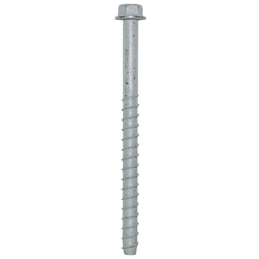 1/2 in. x 8 in. Galvanized Heavy-Duty Screw Anchor (20-Pack) R848586