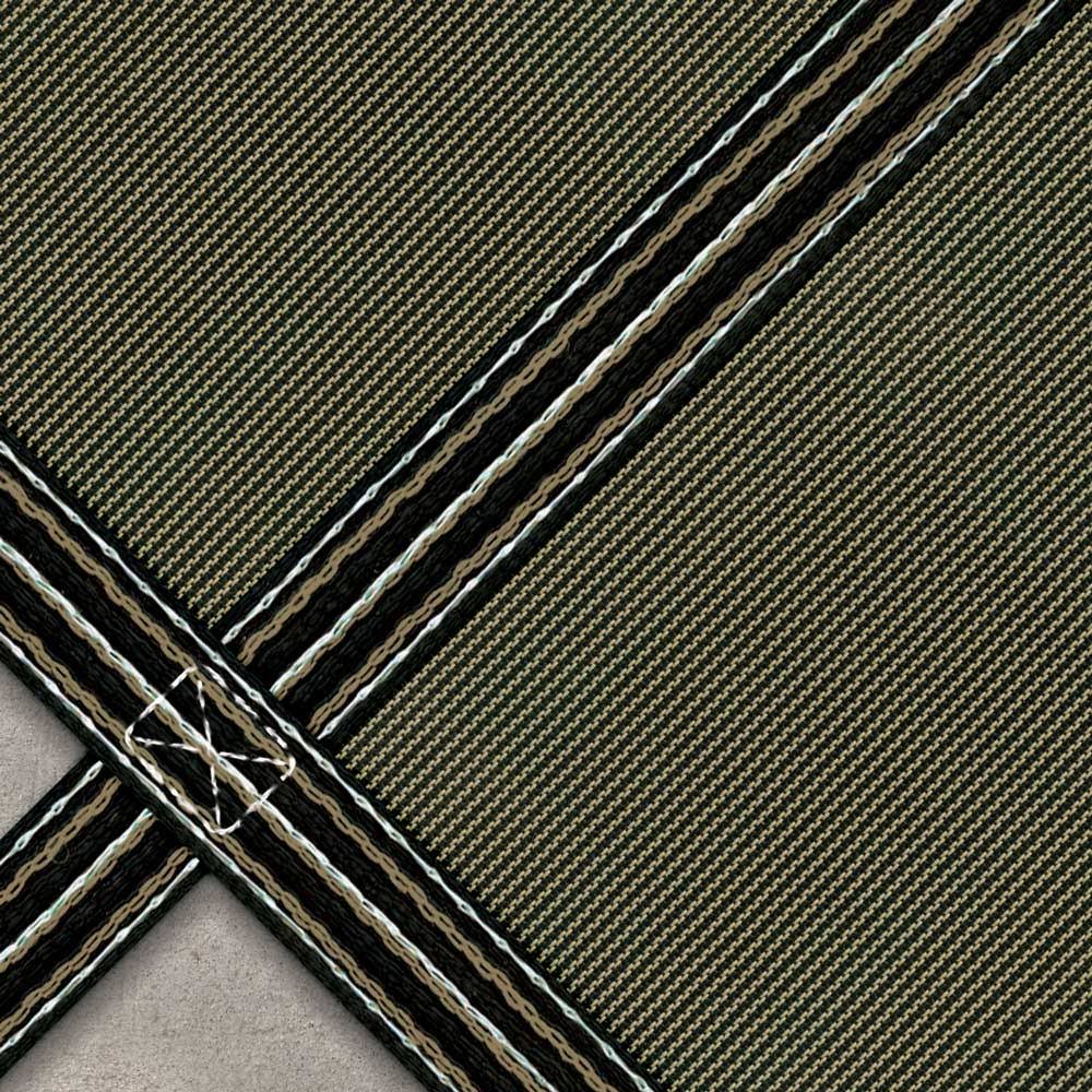 Tan Mesh Safety Cover for 18 ft. x 36 ft. Swimming Pool S68325
