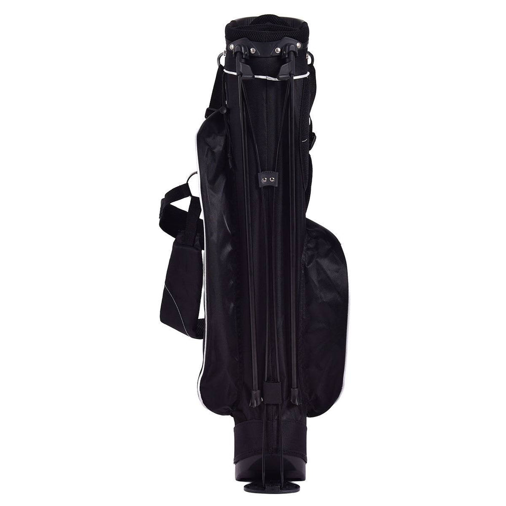 Black Golf Stand Cart Bag with 4 Way Divider B3118