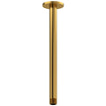 12x22 Vertical Shower Arm - Brushed Gold L138