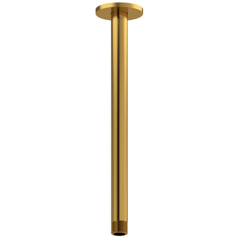 12x22 Vertical Shower Arm - Brushed Gold L138