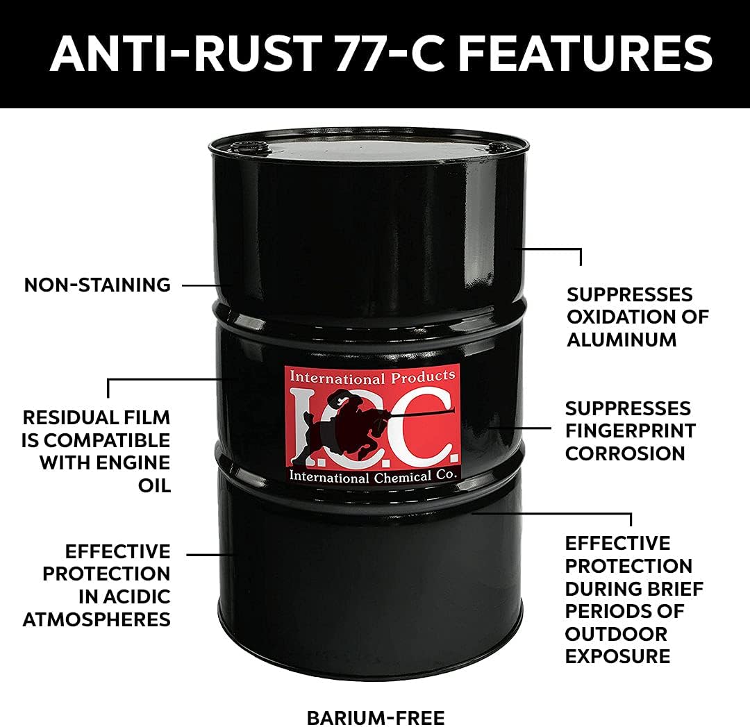 Anti-Rust 77-C Barium-Free Evaporative Solvent Rust and Corrosion Preventative, 5 Gallons S52045
