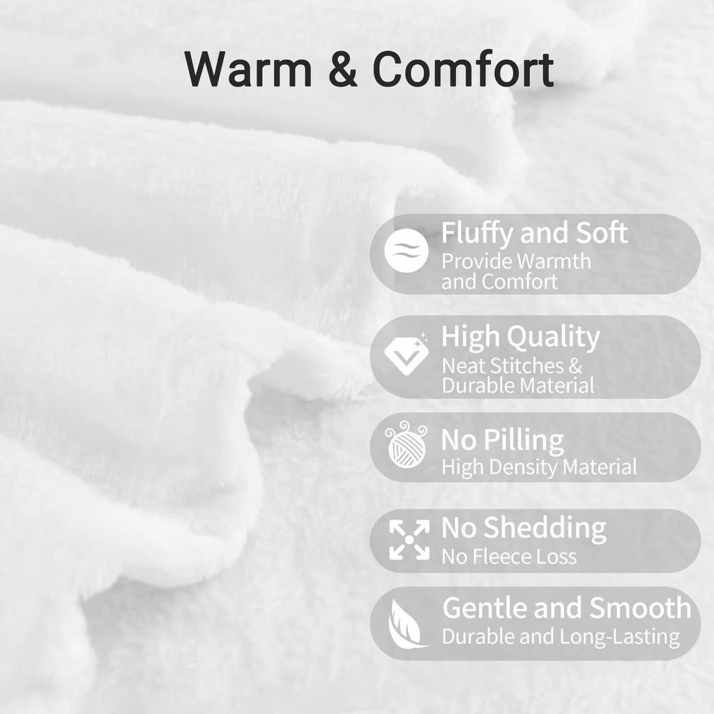 Flannel Throw Blanket, 50 x 70 inches I8135