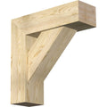 8x22W x 26x22D x 26x22H Traditional Block Bracket with Offset Brace, Douglas Fir L39262
