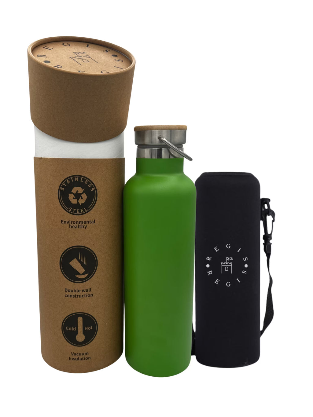 LIME Stainless Steel Sports Water Bottles 25oz K13505