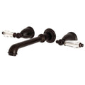 Oil Rubbed Bronze Wall Mount Roman Tub Faucet Q2438