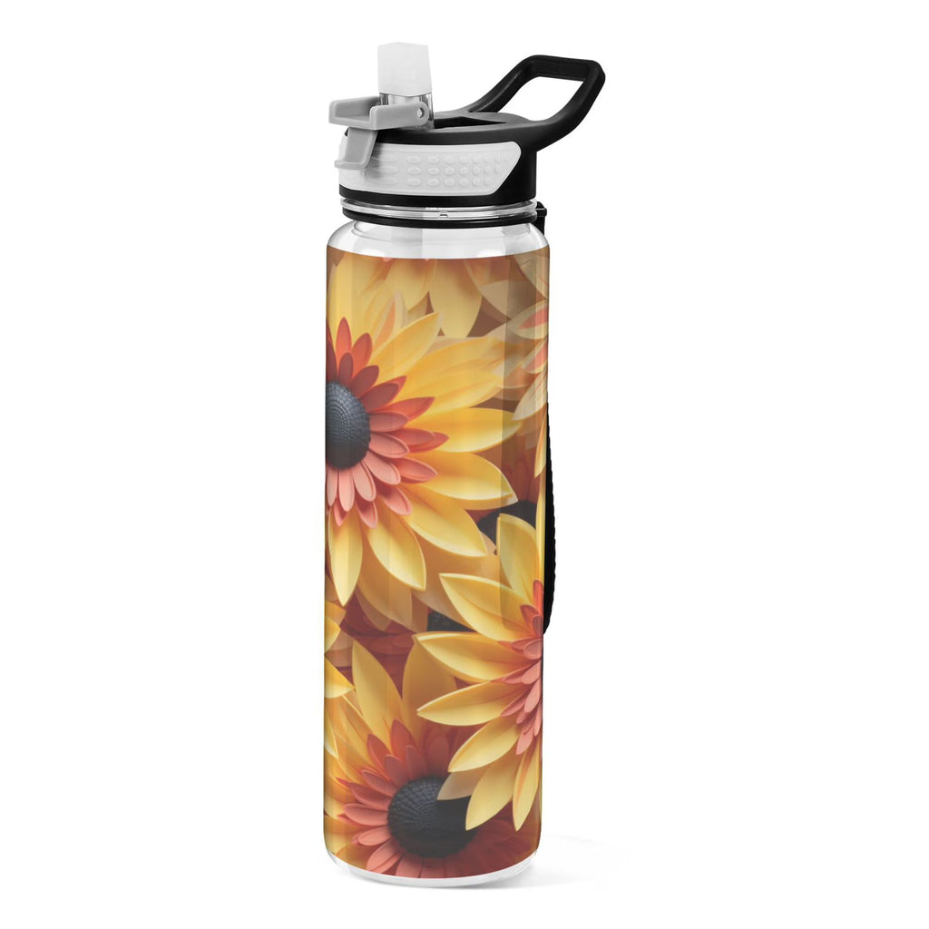 Yellow 32oz Tritan Water Bottle with Straw R9931
