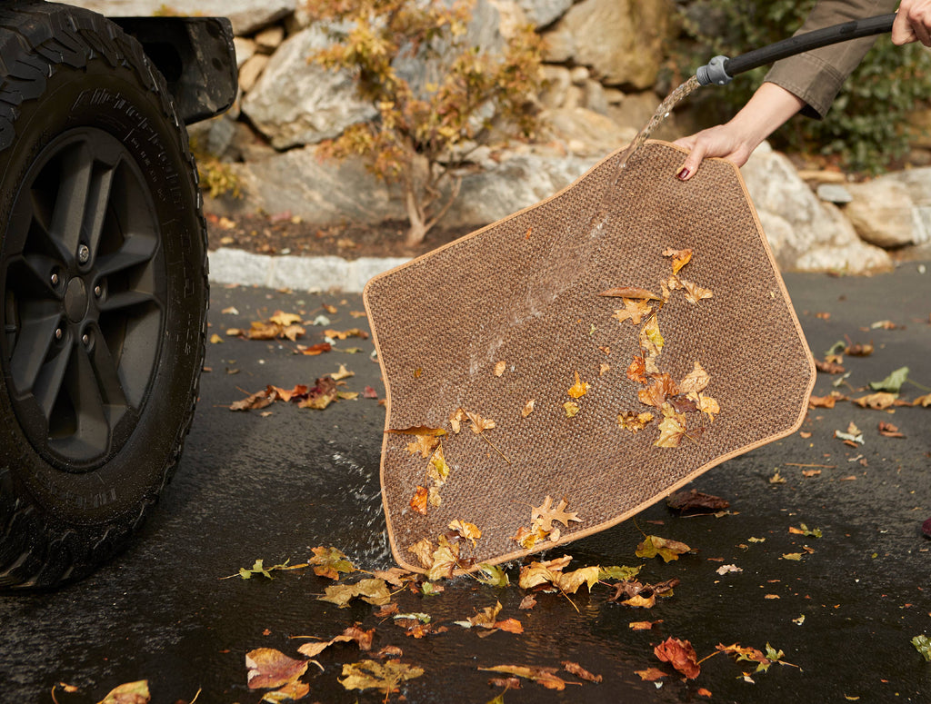Beige Textile Car Mats F6653