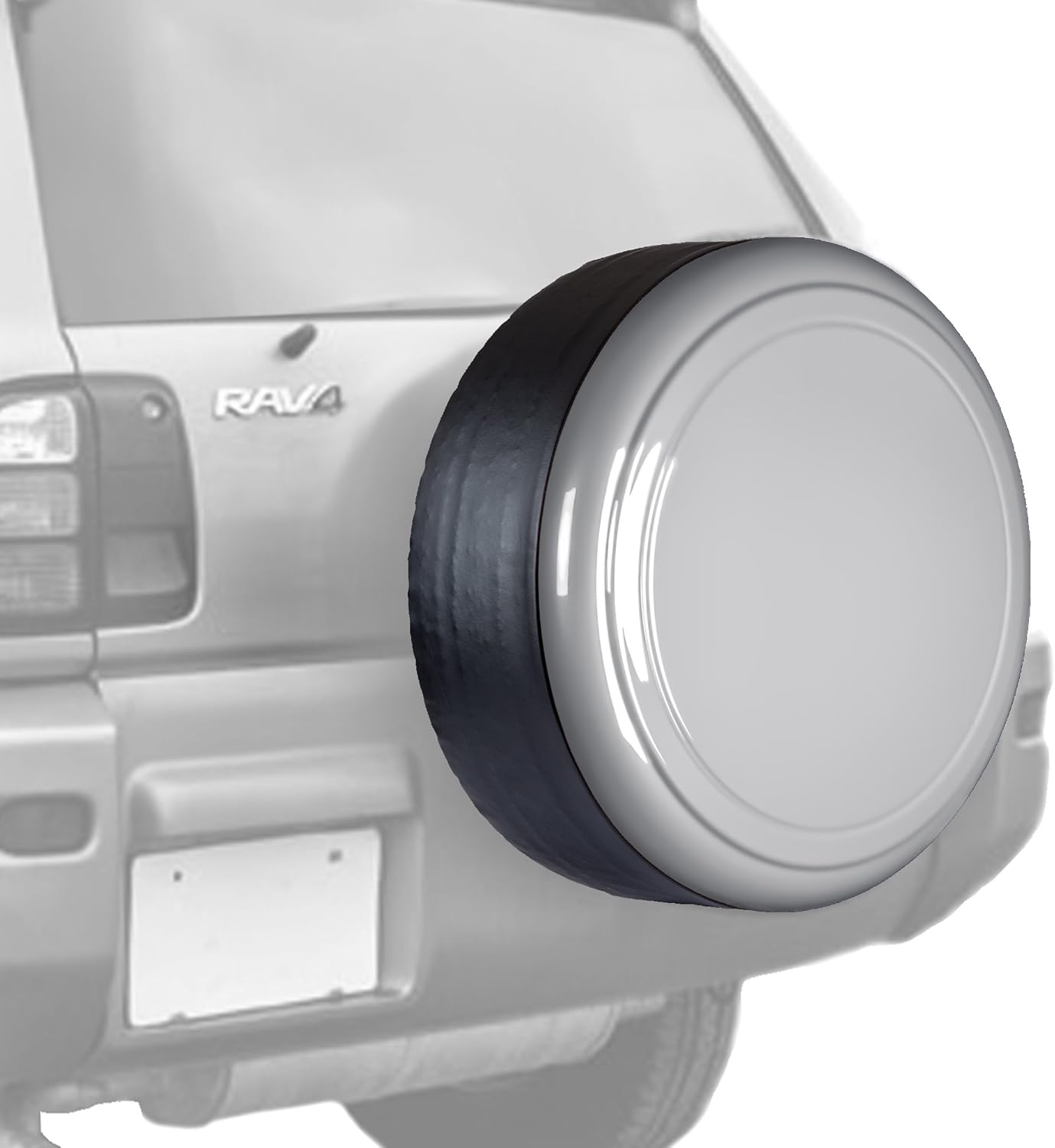 Black Rigid Tire Cover for Toyota RAV4 P2579