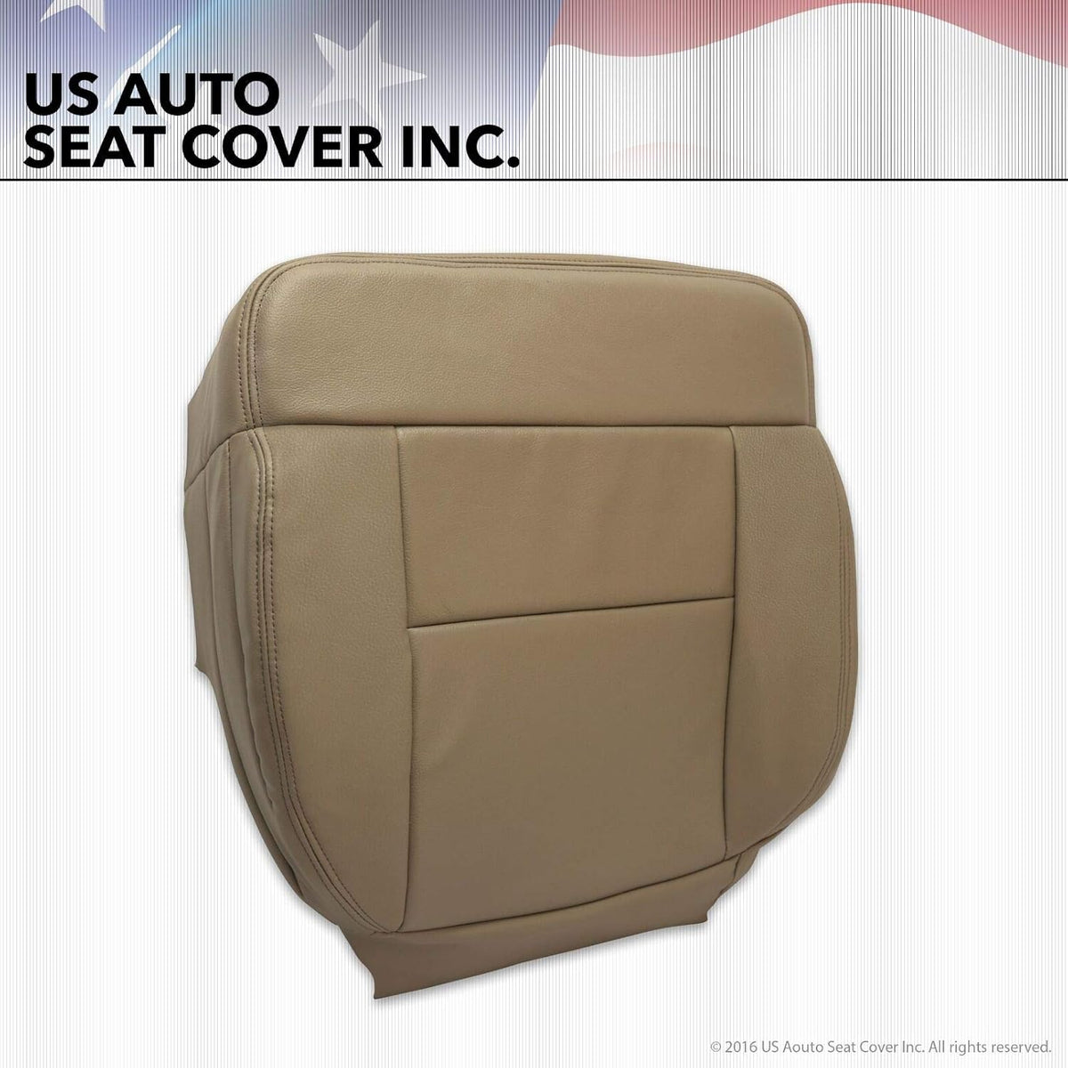 Tan Leather Seat Cover for Ford F150 SuperCrew H481