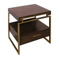 Rich Nut Brown Side Table D852828