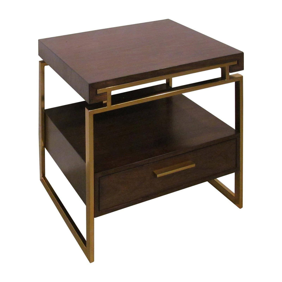 Rich Nut Brown Side Table D852828