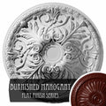 Hand-Painted Brushed Mahogany Ceiling Medallion B539783