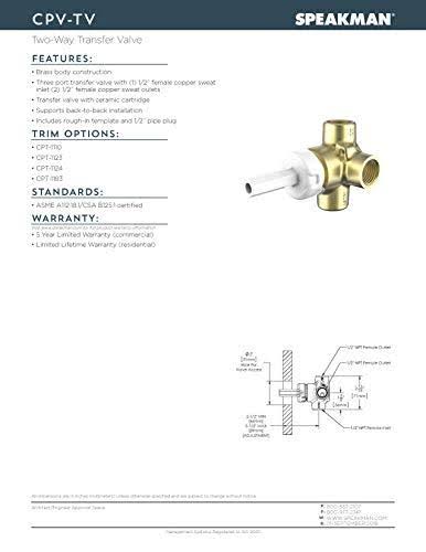 Brass Shower Valve B878