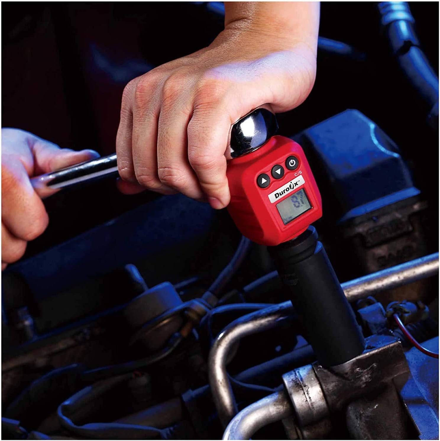 1/2" Heavy Duty Digital Torque Adapter with Buzzer and LED Flash Notification Q6052