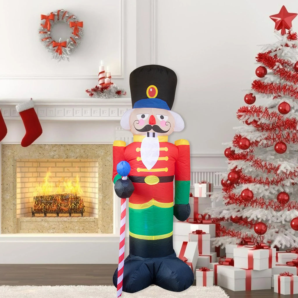 8 Foot Inflatable Nutcracker Christmas Decoration Z817