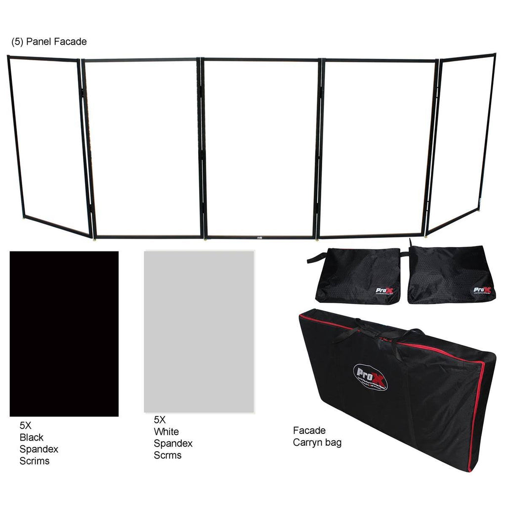 Black Frame 5 Panel DJ Facade J731125