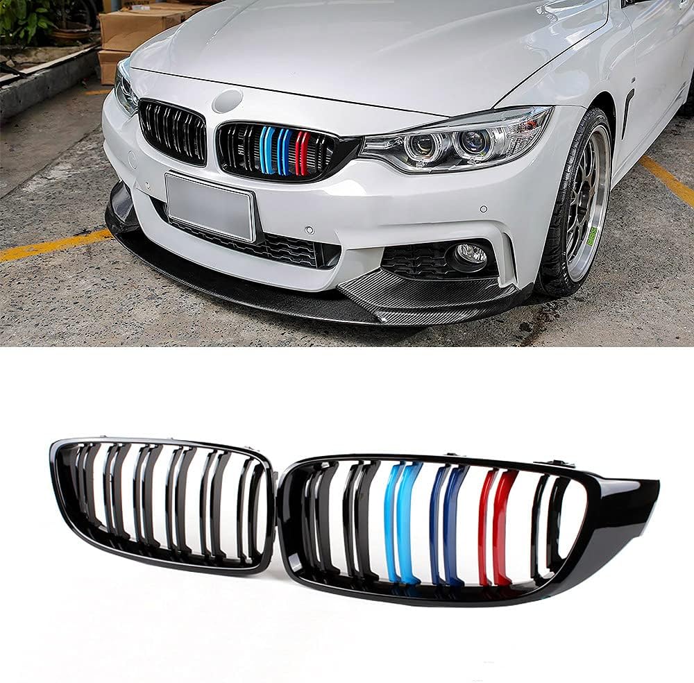 Gloss Black ABS Kidney Grille, 2-pc Set P6690
