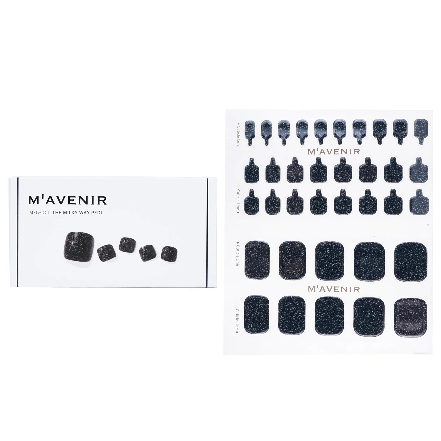 Snow Blooming Nail Sticker 32pcs O1601
