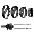 Carbide Grit Hole Saw with Arbor Pack of 2 U77244