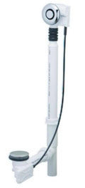 Polished Chrome 33x22 Metal Pushcontrol Cable A965768