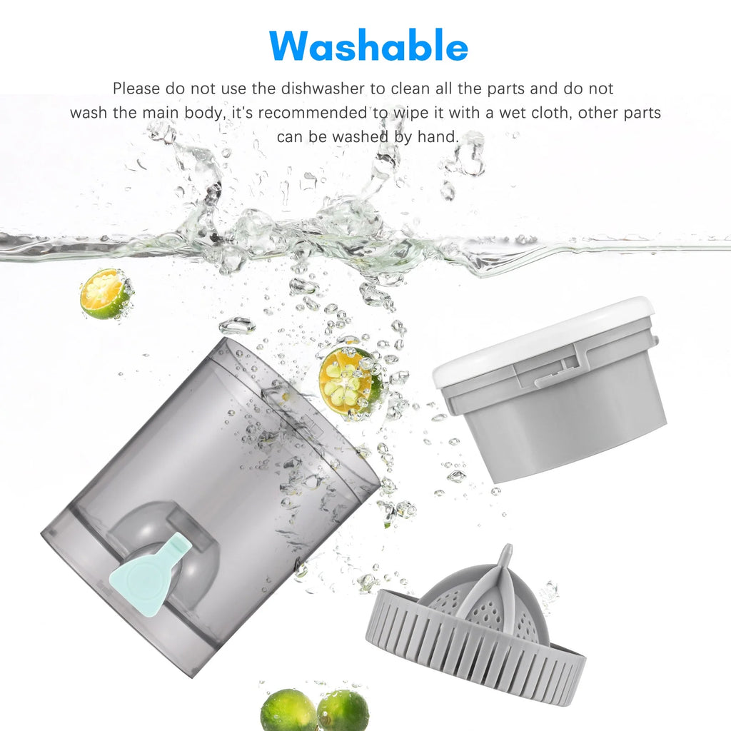 Electric Orange Juice Squeezer Portable Citrus Juicer USB Powered Detachable Washable E851894
