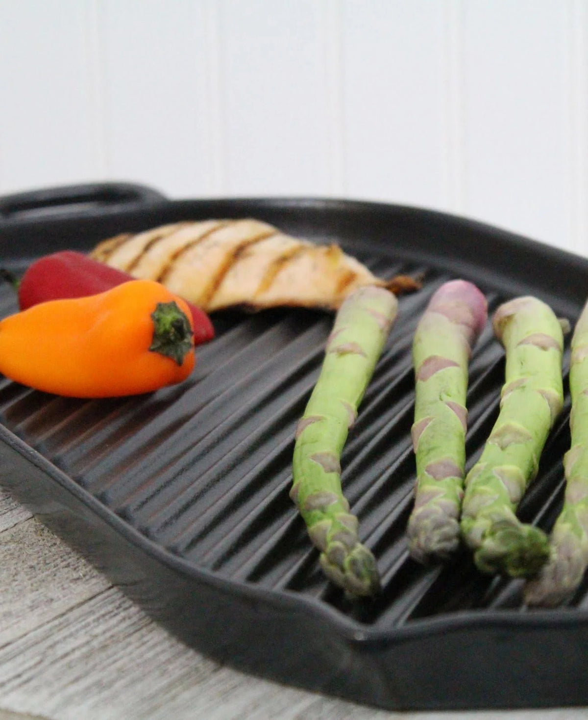 Black Oval Cast Iron Grill Pan W337