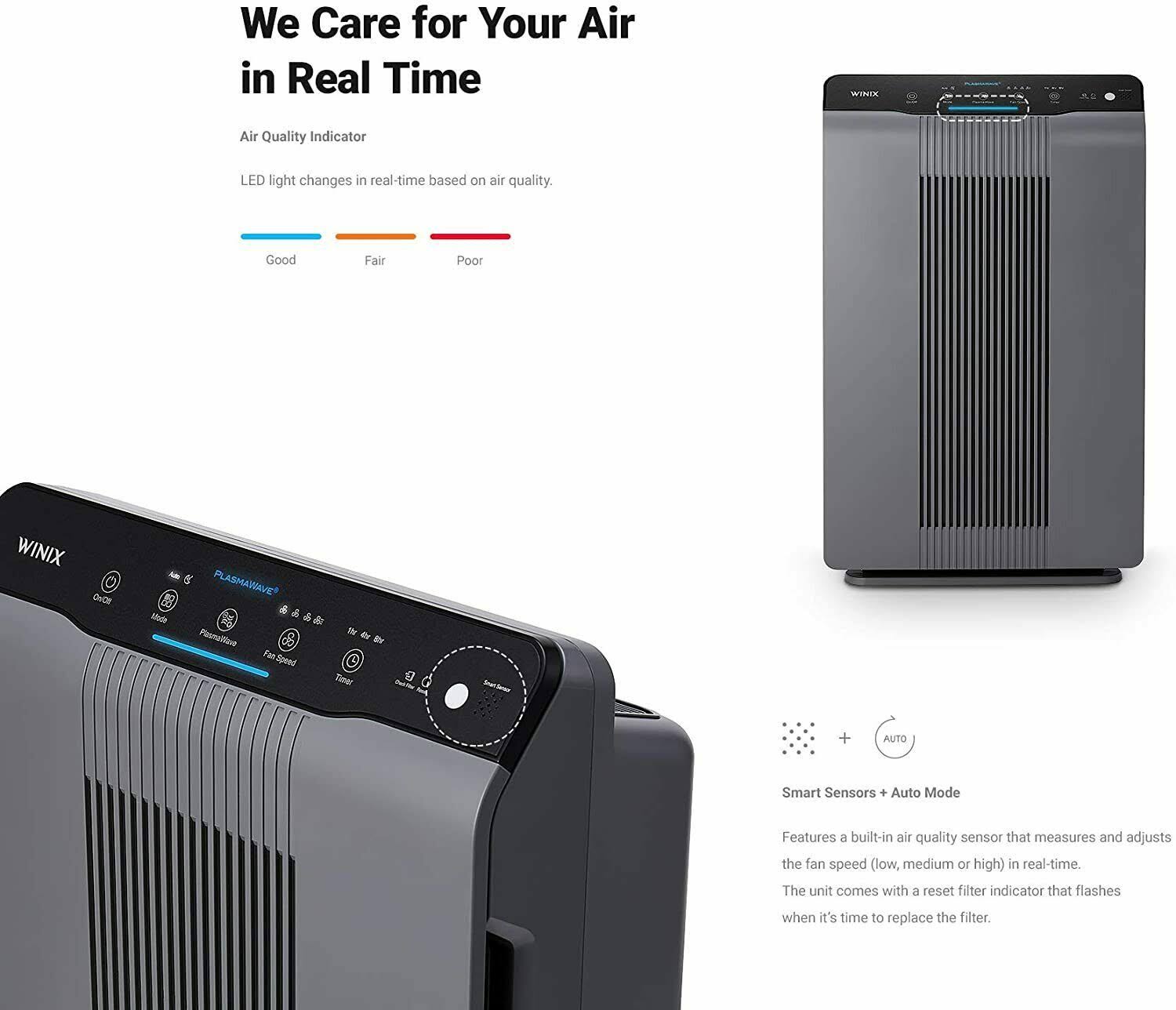 Air Purifier with True HEPA and Carbon K4333