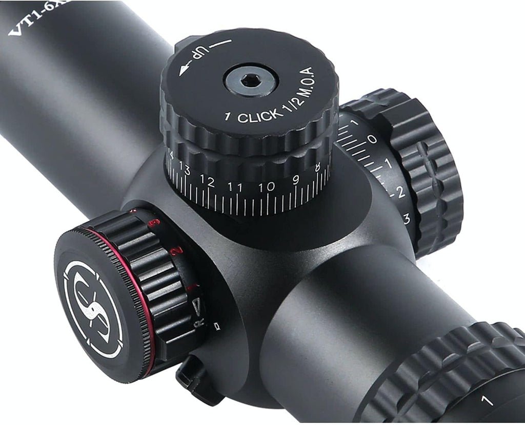 1-6X28 FFP 35mm Tube Red/Green Illuminated Reticle Scope C61865