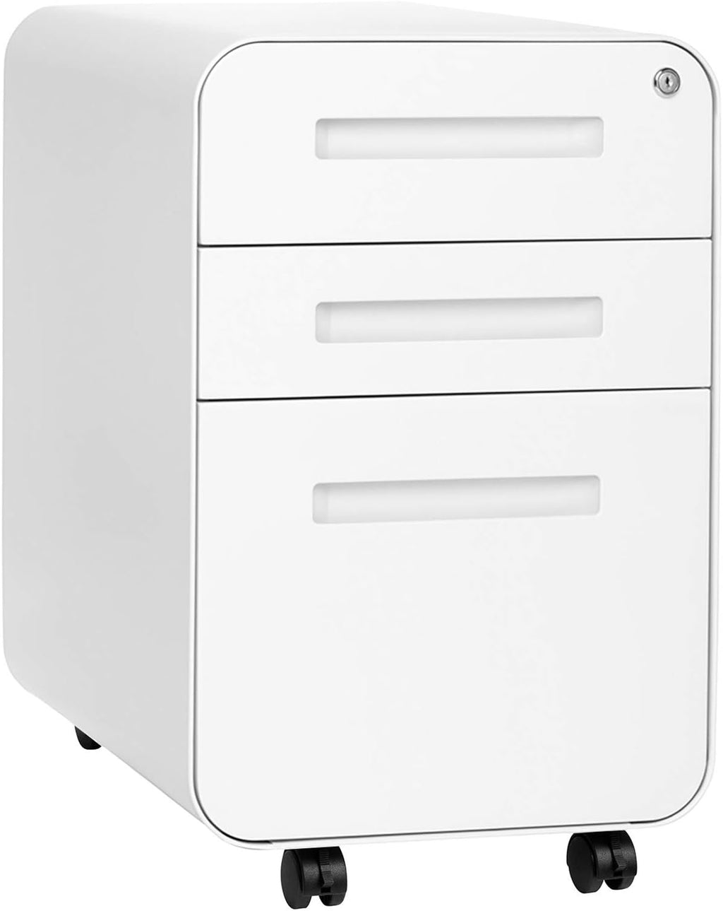White 3-Drawer File Cabinet T52445